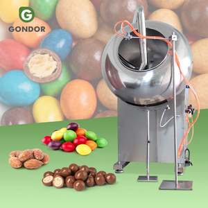Máquina pulverizadora de azúcar pequeña de cobre para recubrimiento de palomitas, cacahuates y chocolate, a buen precio - Product Image 1