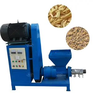 Bbq Charcoal small biomass charcoal bagasse wood coal sawdust briquette extruder forming press making machine