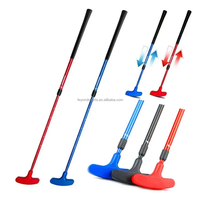 Équipement d'entraînement à longueur réglable pour enfants, putter de golf coloré, équipement de parcours de golf junior, club de golf coloré pour tous les âges