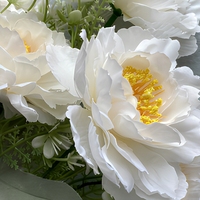Bunga Peony Sutra Buatan Tenun untuk Dekorasi Meja Pernikahan, Buatan Tangan Gaya Alami Warna Nude Pink Fuchsia, Warna Dapat Disesuaikan