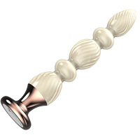 Gedrehter Perlen-Silikon-Fernbedienungs-Vibrations-Analplug Unisex Anales Sexspielzeug für Männer und Frauen Erwachsenen-Geschenk Deko-Display Vorspiel-Spielzeug