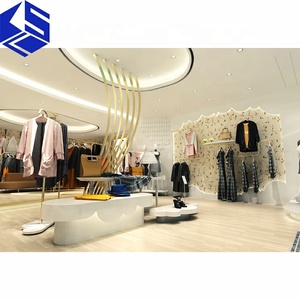 Design d'Interni Moderno in Stile Cinese per Negozi di <span class=keywords><strong>Abbigliamento</strong></span> in Legno - Product Image 4