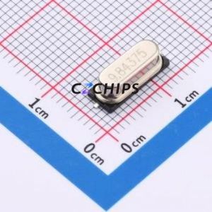 SCBYS09X84375YERN Crystal (Passive) HC-49S-SMD Crystal Oscillator 9.84375MHz 20ppm 12pF 30ppm - Product Image 1