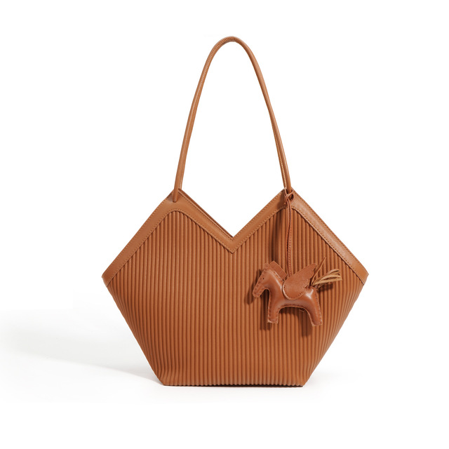 Large Size Luxury Leather Tote Bags Genuine Cow Leather Single Strap Zip Fashion Office Casual Shoulder Bags for Autumn Winter
