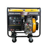 Générateur de soudage diesel de type ouvert DWG6500E 2KW/5KW, générateur de soudage portable, générateur diesel, démarrage électrique, AVR