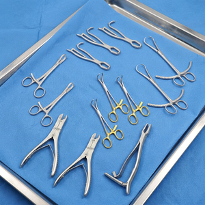 Ensemble d'instruments orthopédiques manuels pour interventions chirurgicales de fragments de grande et petite taille en acier inoxydable par Grip Surgical - Product Image 3