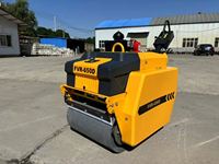 Rouleau compresseur à double tambour FVR-650D à conducteur marchant à pied pour le compactage de l'asphalte et du sol – Approvisionnement direct