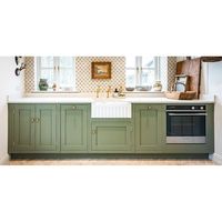 Armoires de cuisine Shaker personnalisées en bois massif haut de gamme