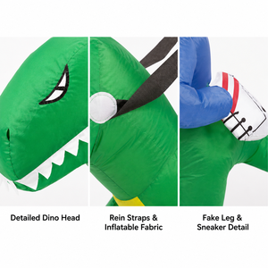 Costume Gonfiabile Personalizzato di Alta Qualità a Forma di Dinosauro per Halloween, per Bambini e Adulti, OEM ODM Etichetta Privata - Product Image 5