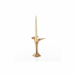 Bougeoir en métal moderne avec base en marbre pour une pièce maîtresse luxueuse et artistique dans la décoration du salon - Product Image 1