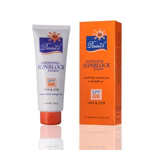 Güneş koruyucu SPF 90 nemlendirici beyazlatma güneş kremi kremi UVA UVB koruyucu