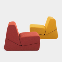Canapé moderne simple, durable, pliable, confortable, mousse haute résilience, dossier réglable multi-angles, canapé à compression