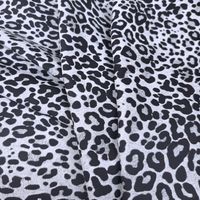 Lisse Animal doux imprimé léopard PVC cuir artificiel pour vêtements sacs téléphone étui gants chaussures vêtements robe