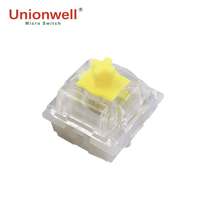 Unionwell pc ordinateur fils personnalisés commutateur mécanique de jeu commutateur de touches de clavier à axe inductif