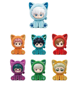 EAKI <span class=keywords><strong>Jujutsu</strong></span> <span class=keywords><strong>Kaisen</strong></span> - Caja Sorpresa de Figuras de Gatos Sentados de la Temporada 2, Anime Chibi, Figuras Coleccionables de Escritorio, Regalo, Juguete - Product Image 2