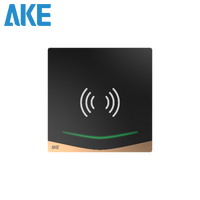 Lector de Tarjetas de Control de Acceso RFID Impermeable AKE ABS WG34 RS485 13.56MHz, Lector de Proximidad Inteligente IC ID para Torniquete Peatonal
