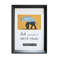 Cadre photo en MDF noir, blanc, or, argent, A0A1A2A3A4, 30x40, 40x50, 50x50, 50x70 cm, cadre en bois, grand cadre pour affiche, vente en gros