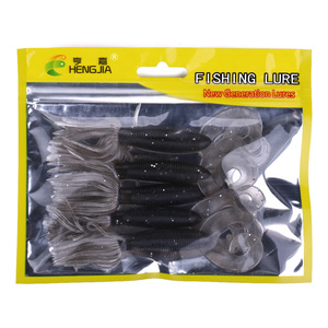 Ingrosso 5 pz/sacchetto <span class=keywords><strong>Esche</strong></span> da Pesca a Doppia Coda 11CM 7.5G, Grub a Due Code, Vermi, Wobbler, Swimbait, <span class=keywords><strong>Esche</strong></span> in Silicone - Product Image 6