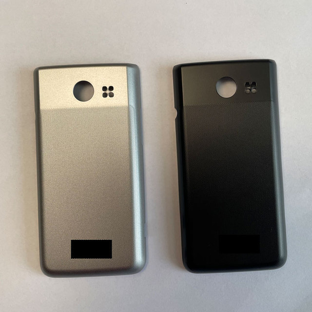 New Battery Back Door Back Cover for LG VN220 Exalt 4G VoLTE - Silver (Verizon) Flip Phone Housing Black Back Door