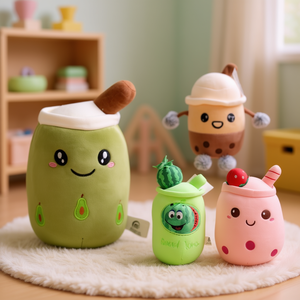 Peluche Sweet Lora Milk Bubble Tea 9 pouces, couleurs assorties, souvenirs pour bébés, fabriqué en Chine, modèle Al1127 - Product Image 2