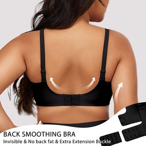 Reggiseno senza soluzione di continuità all'ingrosso della fabbrica Plus Size senza fili per le donne Push up imbottito reggiseni da <span class=keywords><strong>donna</strong></span> a copertura completa imbottito Bralettes - Product Image 5