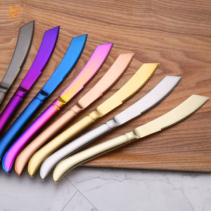 <span class=keywords><strong>Couteau</strong></span> à steak en acier inoxydable irisé de gros calibre pour hôtels, restaurants et événements - Product Image 1
