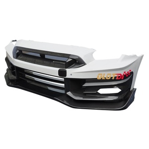 OLOTDI Nouveau Kit Carrosserie Style TS en Fibre de Carbone + FRP, Diffuseur de Pare-chocs Avant et Spoiler pour GT-R35 (2008-2023) – Modèle 2024 à Fixation par Vis – Carbone - Product Image 3
