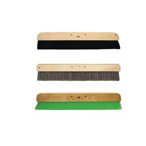 3 Pezzi Scopa Industriale per Pavimenti in Calcestruzzo con Setole in PP, Manico in Legno Nero OEM per Finitura Cemento Fai da Te - Product Image 3