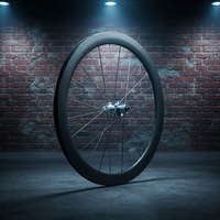 Jeu de roues en carbone super léger 700C, roulements en céramique, profondeur 50 mm, frein à disque, aérodynamique, rayons Sapim CX-Ray, 1350 g, pour vélos de route