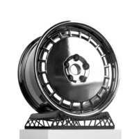Jantes de voiture forgées en chrome triple noir de 19 pouces 5X112 pour Mercedes Benz 560sec Maybach AMG Classe S CLS CLA Classe E GLB GLA
