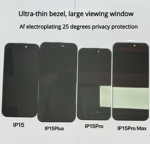 Protection d'écran anti-espion pour <span class=keywords><strong>iPhone</strong></span> 16 17 Pro Max, verre trempé 9H double résistance anti-éclatement, installation facile - Product Image 3