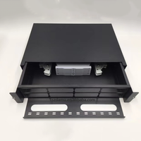 Cassette de distribution ODF coulissante 2U haute densité pour panneau de brassage fibre optique, compatible MPO MTP LC, pour montage en rack, LSZH