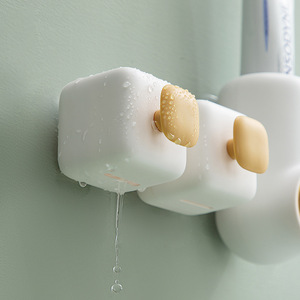 Electric <b>Toothbrush</b> <b>Holder</b> Wall Mounted Suction Cup Quick Drying With Hook For Bathroom Storage - Product Image 4