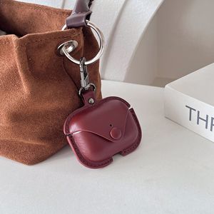 Nouvel étui en cuir pour AirPods Pro 3 (modèle 2025), étui anti-chute pour écouteurs AirPods Pro, housse rétro portable pour écouteurs - Product Image 4