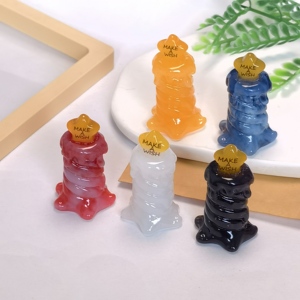 Velas Simuladas en Miniatura para Casa de Muñecas, Velas 3D de Resina, Haz un Deseo, Accesorios para Casa de Muñecas, Decoración de Casa de Campo - Product Image 3