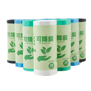 Sacs poubelle biodégradables en amidon de maïs écologiques, nouveaux sacs poubelle en plastique pour déchets de cuisine étanches - Product Image 3