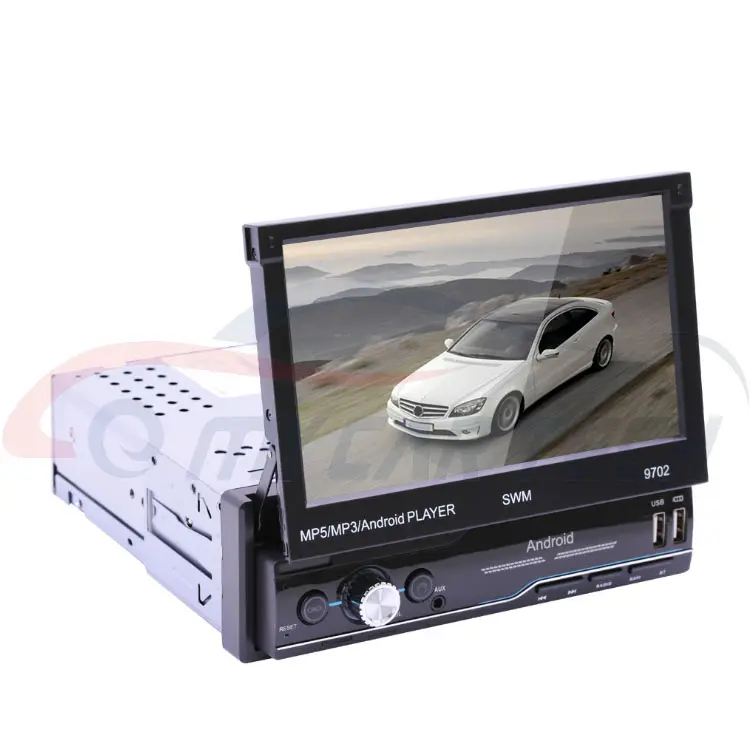 공장 도매 SWM-9702 7 인치 고화질 용량 성 텔레스코픽 스크린 안드로이드 시스템 GPS 네비게이션 올인원