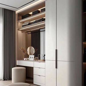Armoire de villa, meubles de maison, armoire de chambre à coucher, solutions personnalisées pour les villas, les appartements et les hôtels - Product Image 2