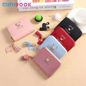 Portafoglio da <span class=keywords><strong>Donna</strong></span> alla Moda, <span class=keywords><strong>Portamonete</strong></span>, Porta Carte, <span class=keywords><strong>Piccolo</strong></span> Portafoglio in Pelle PU per Signore, Mini Clutch Femminile con Chiusura a Scatto - Product Image 1