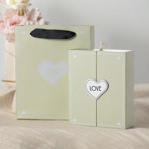 Scatole per Gioielli Personalizzate a Forma di Cuore, Confezione Regalo di Lusso con Doppia Apertura - Product Image 3
