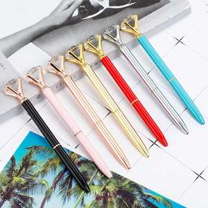 Luxury Diamond Top Metal Ballpoint Pen - Creative Promotional Gifts for Corporate Events - Product Image 2