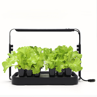 Sistem Baki Tanam Mikrogreens LED Spektrum Penuh dengan Ketinggian yang Dapat Disesuaikan, Lampu Tanam, Timer, Garansi 3 Tahun untuk Dapur Meja Dalam Ruangan