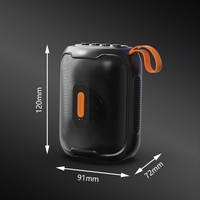 Mini enceinte portable sans fil TWS étanche avec lumière LED pour vélo et extérieur – Gadgets connectés pour la maison