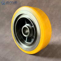 Nouvelle roue de charge en polyuréthane 350x100-68 pour chariot élévateur Linde R20 série 1120, roulement à rouleaux simple, roue de support robuste en polyuréthane