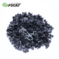 Clips de câble carrés plats FSCAT, attaches murales en plastique pour câbles, organisateur de câbles, pince de fixation pour câbles électriques