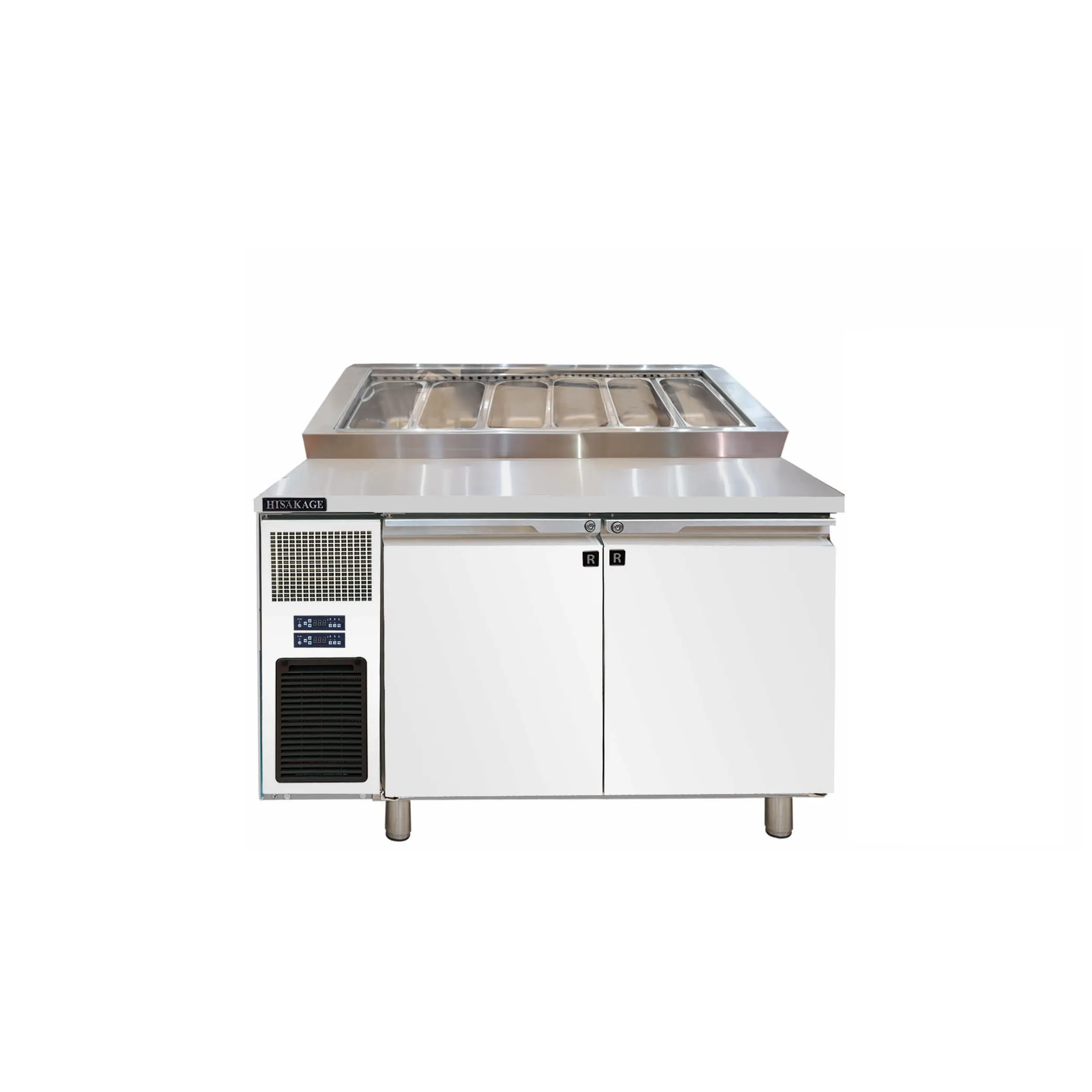 2023 Neues Restaurant verwenden Pizza Kühlschrank Schrank Abnehmbare Lebensmittel Schublade Pizza Counter Prep Tisch Kommerzielle Kühlschrank CP-150
