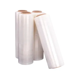 Giá tốt nhựa Pallet Stretch Wrap phim tùy chỉnh Stretch Wrap trong suốt Pallet bọc phim PE bộ phim kéo dài