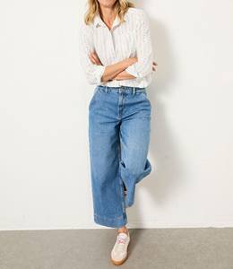 <span class=keywords><strong>Camicia</strong></span> <span class=keywords><strong>a</strong></span> <span class=keywords><strong>Righe</strong></span> Bianche <span class=keywords><strong>e</strong></span> Azzurre da <span class=keywords><strong>Donna</strong></span>, Leggera con Bottoni <span class=keywords><strong>e</strong></span> Maniche Lunghe per Abbigliamento Casual <span class=keywords><strong>e</strong></span> Business - Product Image 3