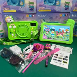 Sail Air S390 bảo vệ mắt trẻ em học máy tính bảng 2sim + Wifi 7in <span class=keywords><strong>Android</strong></span> 13 thả bằng chứng máy tính bảng trẻ em bán buôn - Product Image 4