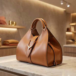 Bolsos de Mano Casuales de Moda de Lujo para Mujer, de Cuero Genuino, Duraderos, Plegables, Impermeables, Ligeros y de Gran Capacidad, BS INTERNATIONAL - Product Image 2